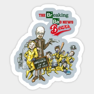 Breaking Bad News Bears Sticker